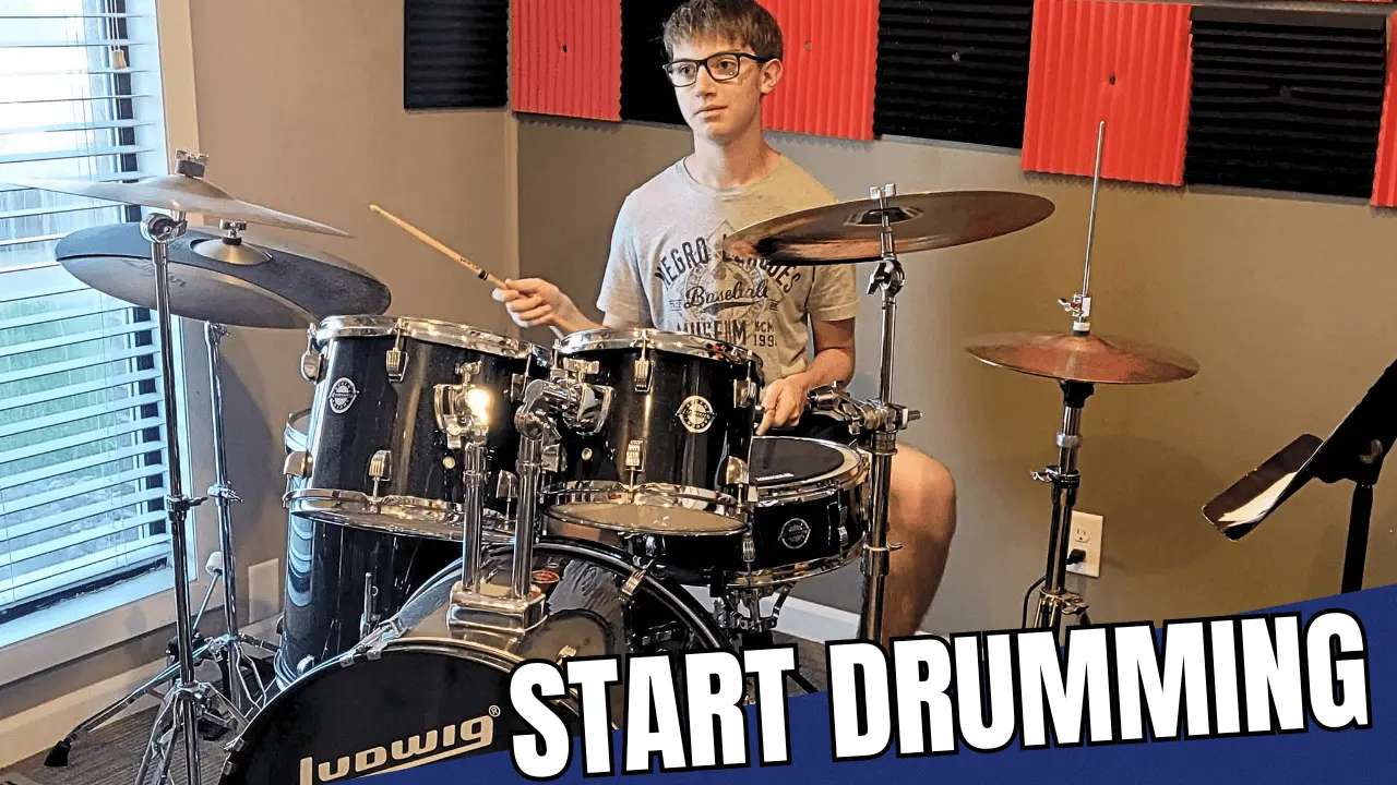 Drum lessons at Adkins Music Lessons in Omaha, Nebraska